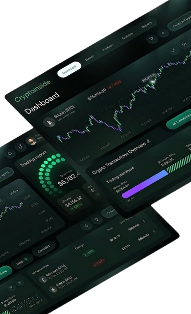 crypto trading dashboards.